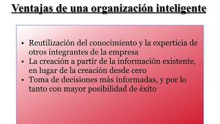 Las Organizaciones Inteligentes [upl. by Marmion]