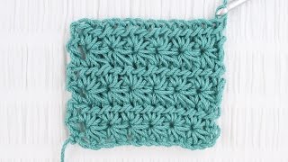 Star Stitch Crochet Tutorial [upl. by Nidnerb930]