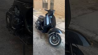 Vespa PX 244cc Quattrini nordspeed exhaust first engine start [upl. by Einnej]