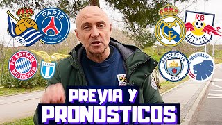 REAL MADRIDLEIPZIG REAL SOCIEDADPSG BAYERNLAZIOPREVIA Y PRONÓSTICOS CHAMPIONS ¿QUIÉN PASA [upl. by Adela]