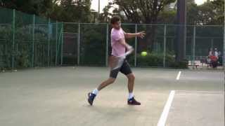 Grigor Dimitrov Forehand amp Backhand From The SideSlow Motion [upl. by Esilahs825]