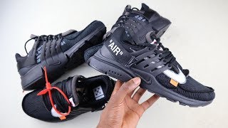 Real vs Replica Off White Nike Air Presto  How to spot fake Nike Prestos [upl. by Alejandra]