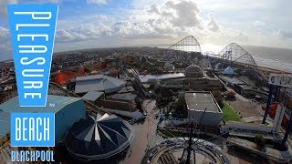 Ice Blast MultiAngle OnRide POV 4K  Blackpool Pleasure Beach [upl. by Stead]