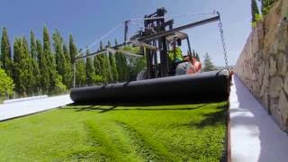 ▷ Instalación de Césped Artificial en Campo de Fútbol 5 para Fútbol Sala y Futbito [upl. by Critta310]