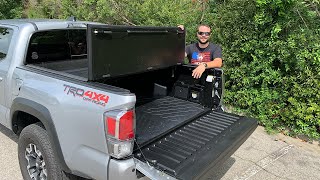 Toyota Tacoma Rough Country Tonneau Bed Cover  Install and Review [upl. by Dorri811]