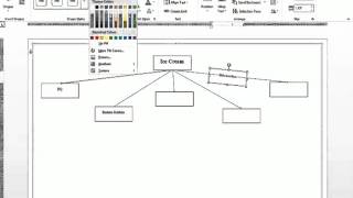 Word How to create a flowchart mind map web learning map etc [upl. by Areik452]