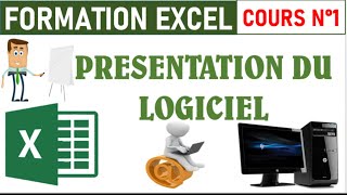 Formation Excel  Cours N°1  Présentation du logiciel [upl. by Saduj]