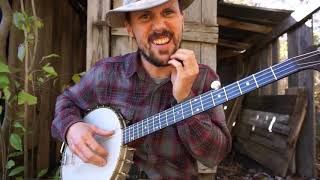 Oh Susanna  Two Finger Banjo Lesson [upl. by Blas]