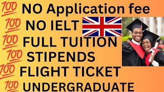 Fully Funded Undergraduate Scholarships for International students in UK Urgent [upl. by Niltiac]