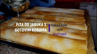 Pita od jabuka s gotovim korama  Apple pie [upl. by Atal517]