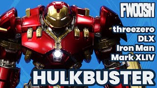 Iron Man Mark 44 Hulkbuster DLX Marvel Avengers Age of Ultron ThreeZero Action Figure Review [upl. by Catlaina]