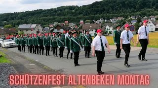 Schützenfest Altenbeken Montag Parademarsch  Festumzug Juli 2024 [upl. by Syman]