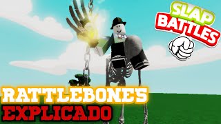 RATTLEBONES Explicando Gloves  Slap Battles Roblox [upl. by Dud97]