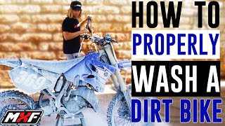 How To Wash a Motocross Dirt Bike the Right Way [upl. by Mark]