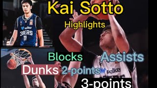 73quot Kai Sotto  Blocks  FG  Assists  Dunks [upl. by Jule]