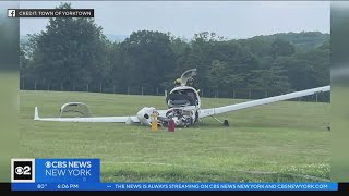 Small plane crashes on school grounds in Yorktown Heights [upl. by Delogu]