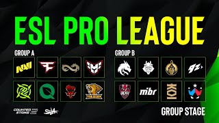 День 4  ESL Pro League Season 2024  Groups AampB  КРNВОЙ ЭФИР [upl. by Waugh]