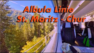 Albula Line St Moritz  Chur Rhb and Chur  Zürich  Olten SBB [upl. by Higginbotham]