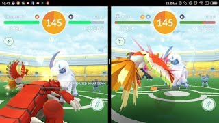 ABSOL RAID BOSS POKÉMON GO RAID BOSS LEVEL 4 XIAOMI MI MAX PLAY 2 ACCOUNTS IN 1 DEVICE [upl. by Kruse]