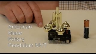 Rotary Pendulum Clock Movement for Anniversary Clocks [upl. by Adai]