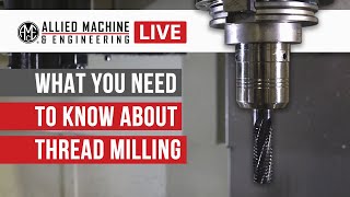 What You Need to Know About Thread Milling [upl. by Ennovart666]