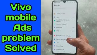 Vivo mobile ads problem solved 🔥🔥🔥 [upl. by Denton]