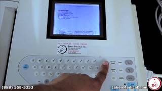 How to Use the GE MAC 1200 ECG  EKG Machine [upl. by Nysilla22]