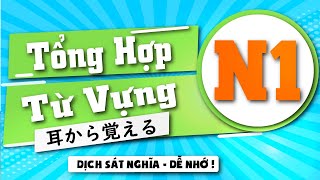 Tổng hợp từ vựng N1  mimikara oboeru N1  耳から覚える Dịch sát nghĩa [upl. by Yme]