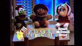 McDonalds Muppet Babies Holiday Huggables commercial 1988 [upl. by Ettenyar]