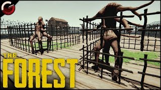 MOST SECURE PRISON BASE The Ultimate Prison Camp  The Forest Gameplay [upl. by Coyle]