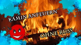 Kamin richtig anfeuern ohne Russ [upl. by Aicatsan]