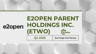 E2open Parent Holdings Inc ETWO Earnings Call Recap for Q2 2025 [upl. by Alyworth926]