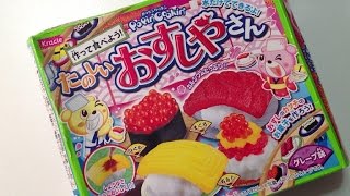 Fun Japanse SnoepSushi maken Kracie Popin Cookin Sushi DIY Popin cooking [upl. by Gabrielson177]