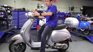 Vespa LX Scooter Review [upl. by Nemajneb]