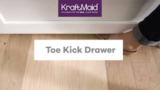 Cabinet Toe Kick Drawer [upl. by Ayhtnic]