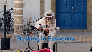 Busking in Essaouira  Rollin’ amp Tumblin’ with Loopy Pro amp Groove Rider [upl. by Aneral]