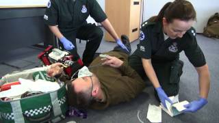 Traumatic Brain Injury scenario  Paramedic assesment [upl. by Peltier]