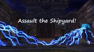 Mists of Pandaria 52 PTR  Assault the Shipyard Horde [upl. by Elder]