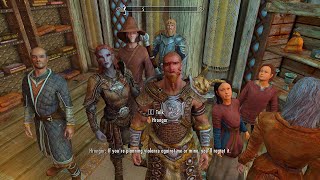 First time I followed Jarl Balgruuf after Battle for Whiterun Skyrim Anniversary Edition [upl. by Raffarty]