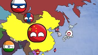 History of China and Its Neighbours in Countryballs 19002020 [upl. by Atiuqehc]