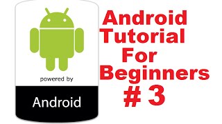 Android Tutorial for Beginners 3  Building Your First Android App Hello World Example [upl. by Bremen]