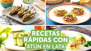 Recetas rápidas con atún en lata  Kiwilimón [upl. by Quintessa]