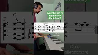 Everything In Its Right Place Radiohead  Malletstation CoverSheet Music [upl. by Naitsirk]