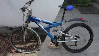 Restoration old full suspension bike [upl. by Ranique]