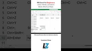 MS Excel Basic Shortcut Keys for Beginners excel learning teacher exceltips shorts shortsfeed [upl. by Leifeste174]