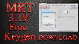 Mrt dongle 319 Free Keygen Download crack without dongle free 2020 [upl. by Nedda]