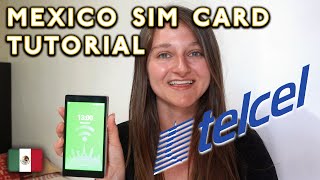 Getting a SIM card in Mexico Telcel  Mexico Travel 2022 [upl. by Gusba]