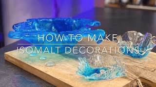 How to make ISOMALT decorations [upl. by Backler]