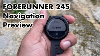 Garmin Forunner 245 Navigation Overview [upl. by Nnaaihtnyc]