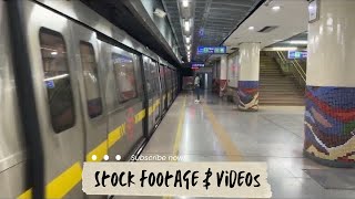 Exploring Gurgaon’s Metro System A Look at Modern Urban Transit  Stock Footage amp Videos [upl. by Nauht979]